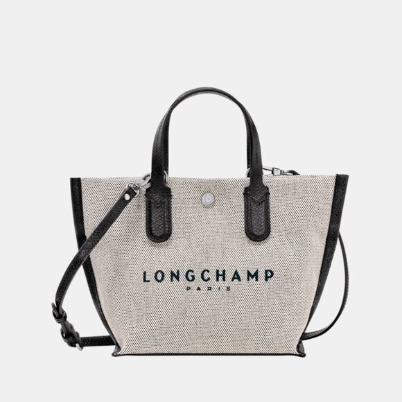 New LongChamp Essential XS Handbag Ecru Canvas Authentic - Picture 4 of 13